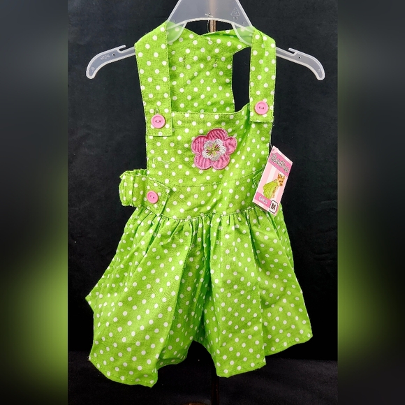 NWT LULU PINK SIZE S DOG DRESS - Picture 1 of 3